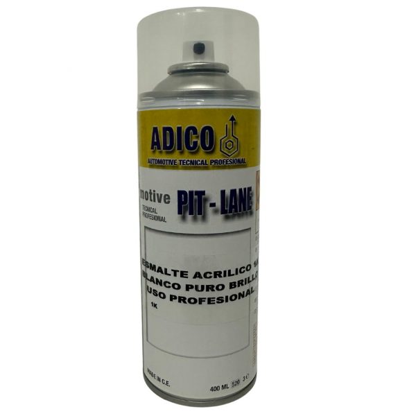 ESMALTE ACRÍLICO 1K BLANCO BRILLANTE PURO 400 ML